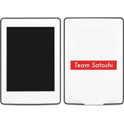 Team Satoshi Amazon Kindle Skin