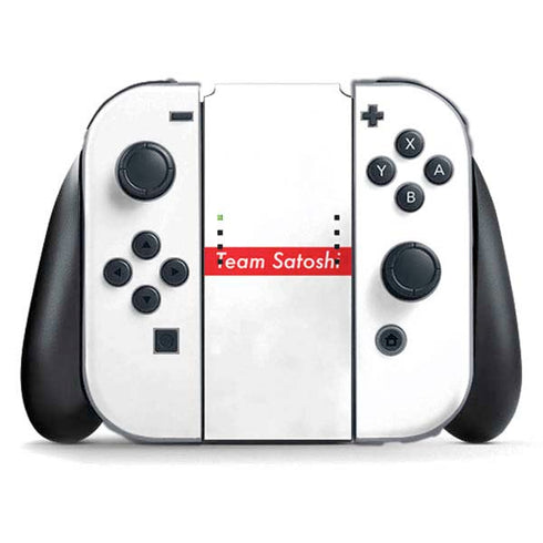 Team Satoshi Nintendo Switch (2017-2021) Joy-Con Controller Skin