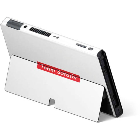 Team Satoshi Nintendo Switch OLED (2021) Skin
