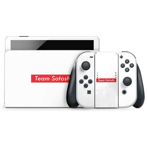 Team Satoshi Nintendo Switch OLED (2021) Skin