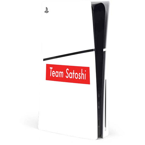 Team Satoshi PS5 Slim Disk Console Skin