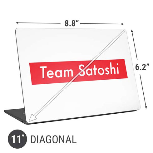 Team Satoshi Universal Laptop 11in (8.8 x 6.2in) Skin
