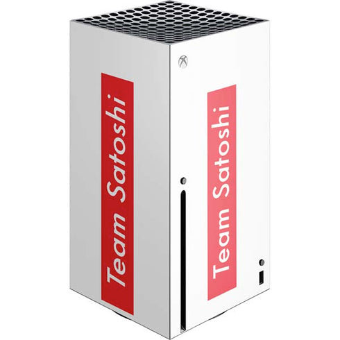 Team Satoshi Xbox Series X Console Skin