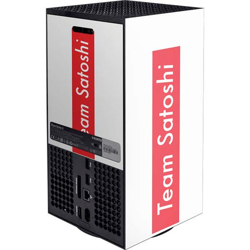 Team Satoshi Xbox Series X Console Skin