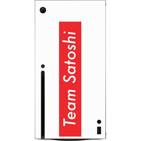 Team Satoshi Xbox Series X Console Skin