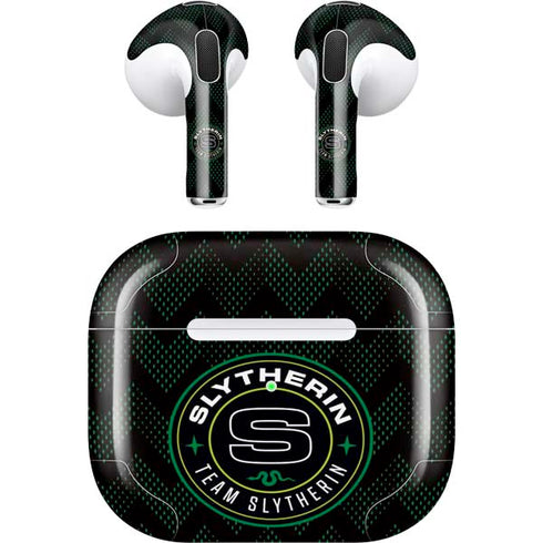 Wizarding Worlds Harry Potter Team Slytherin Apple AirPods (3rd Gen 2021) Skin