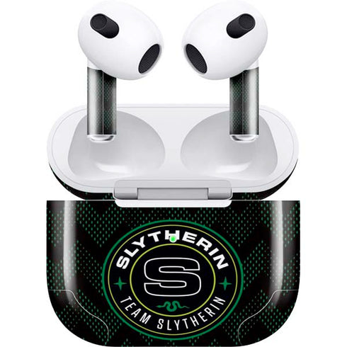 Wizarding Worlds Harry Potter Team Slytherin Apple AirPods (3rd Gen 2021) Skin