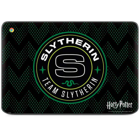 Wizarding Worlds Harry Potter Team Slytherin HP Chromebook Skin