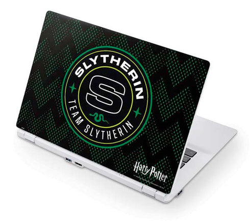 Wizarding Worlds Harry Potter Team Slytherin Acer Chromebook Skin