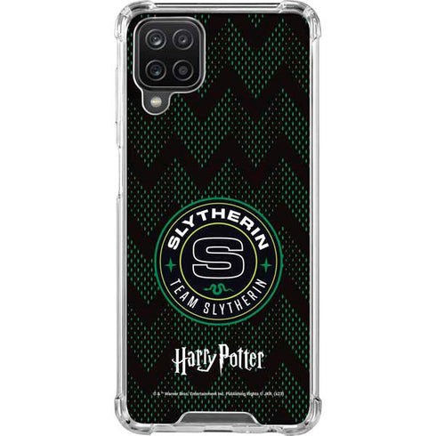 Wizarding Worlds Harry Potter Team Slytherin Galaxy A12 Clear Case