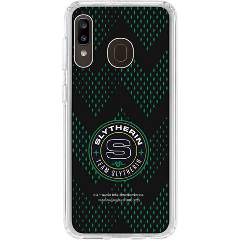 Wizarding Worlds Harry Potter Team Slytherin Galaxy A20 Clear Case