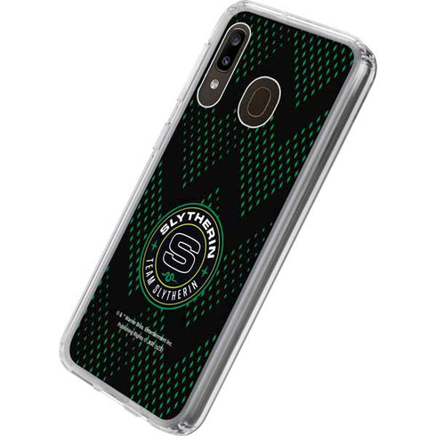Wizarding Worlds Harry Potter Team Slytherin Galaxy A20 Clear Case