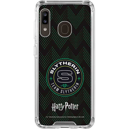 Wizarding Worlds Harry Potter Team Slytherin Galaxy A30 Clear Case