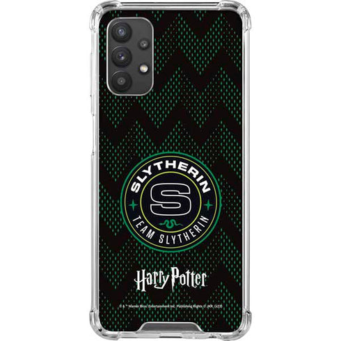Wizarding Worlds Harry Potter Team Slytherin Galaxy A32 5G Clear Case