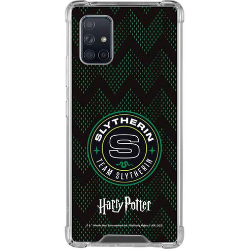 Wizarding Worlds Harry Potter Team Slytherin Galaxy A71 5G Clear Case