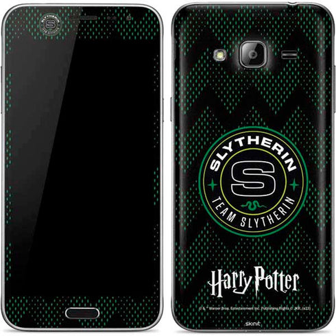 Wizarding Worlds Harry Potter Team Slytherin Galaxy J3 Skin