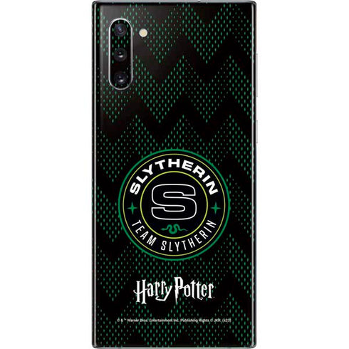 Wizarding Worlds Harry Potter Team Slytherin Galaxy Note 10 Skin