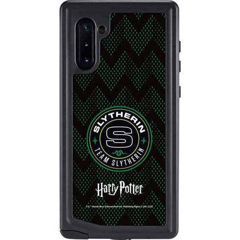 Wizarding Worlds Harry Potter Team Slytherin Galaxy Note 10 Waterproof Case