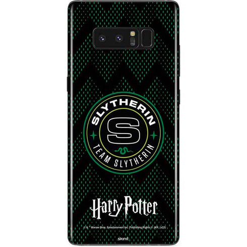Wizarding Worlds Harry Potter Team Slytherin Galaxy Note 8 Skin