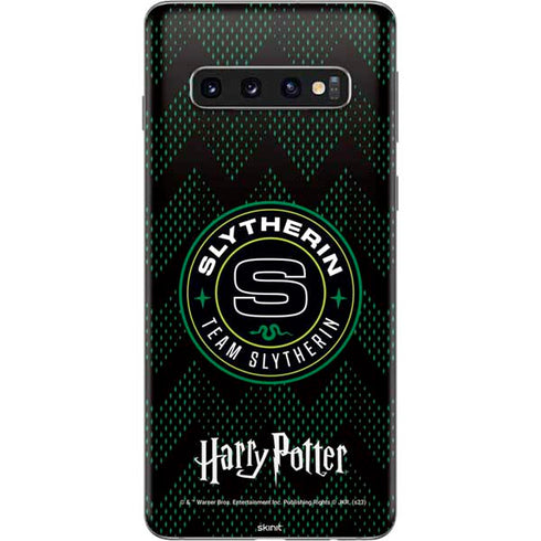 Wizarding Worlds Harry Potter Team Slytherin Galaxy S10 Skin
