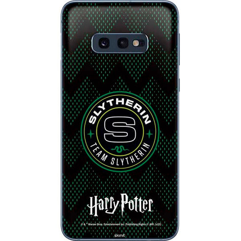 Wizarding Worlds Harry Potter Team Slytherin Galaxy S10e Skin