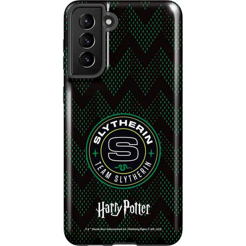 Wizarding Worlds Harry Potter Team Slytherin Galaxy S21 Plus 5G Pro Case