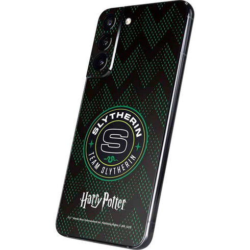 Wizarding Worlds Harry Potter Team Slytherin Galaxy S22 Plus Skin