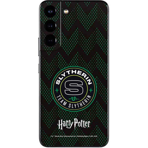 Wizarding Worlds Harry Potter Team Slytherin Galaxy S22 Skin