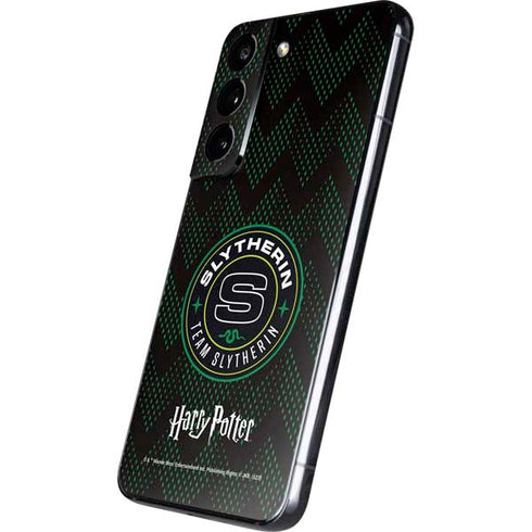 Wizarding Worlds Harry Potter Team Slytherin Galaxy S22 Skin