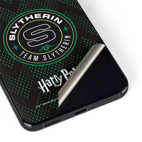 Wizarding Worlds Harry Potter Team Slytherin Galaxy S22 Skin