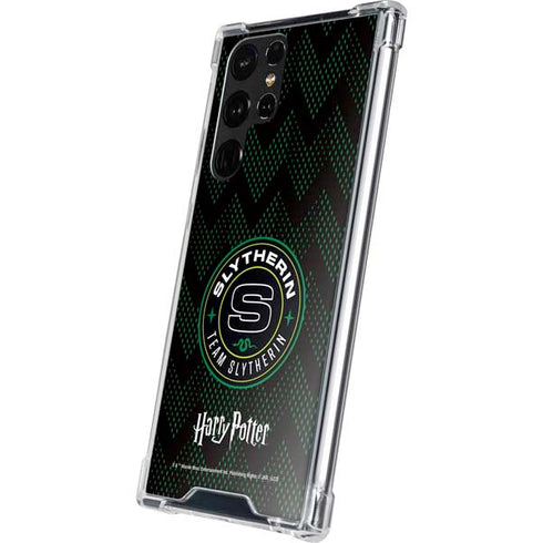 Wizarding Worlds Harry Potter Team Slytherin Galaxy S22 Ultra Clear Case