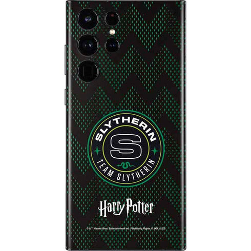 Wizarding Worlds Harry Potter Team Slytherin Galaxy S22 Ultra Skin