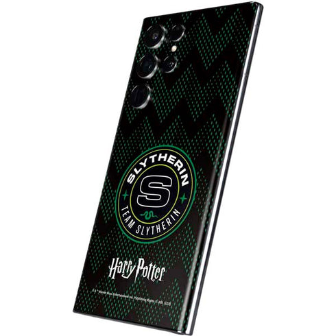 Wizarding Worlds Harry Potter Team Slytherin Galaxy S22 Ultra Skin