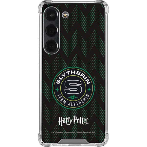 Wizarding Worlds Harry Potter Team Slytherin Galaxy S23 Clear Case