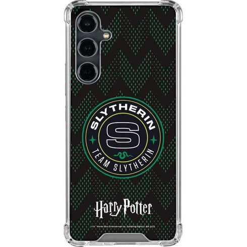 Wizarding Worlds Harry Potter Team Slytherin Galaxy S23 FE Clear Case