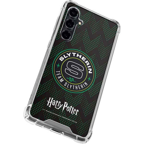 Wizarding Worlds Harry Potter Team Slytherin Galaxy S23 FE Clear Case