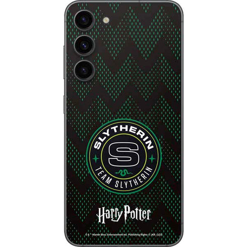 Wizarding Worlds Harry Potter Team Slytherin Galaxy S23 Plus Skin
