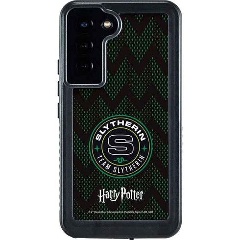 Wizarding Worlds Harry Potter Team Slytherin Galaxy S23 Plus Waterproof Case