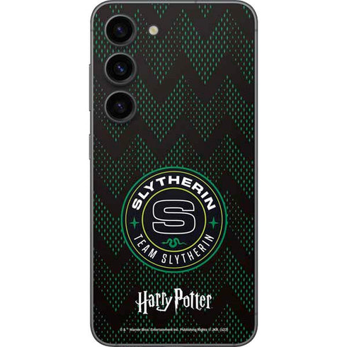 Wizarding Worlds Harry Potter Team Slytherin Galaxy S23 Skin