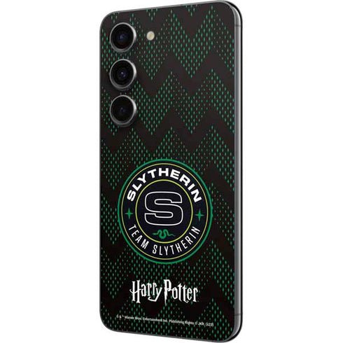 Wizarding Worlds Harry Potter Team Slytherin Galaxy S23 Skin