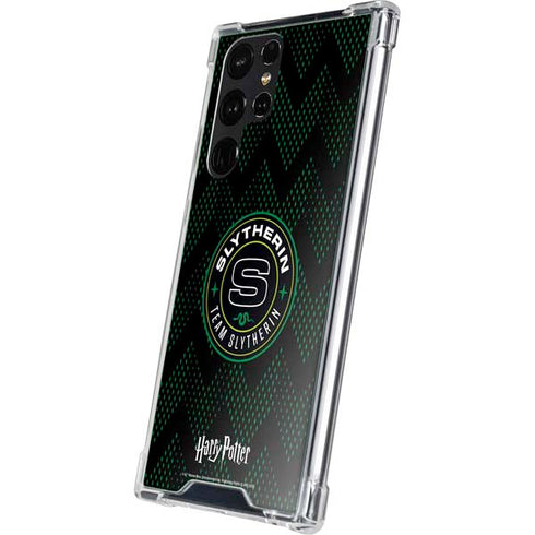 Wizarding Worlds Harry Potter Team Slytherin Galaxy S23 Ultra Clear Case