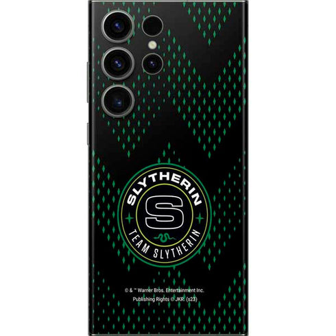 Wizarding Worlds Harry Potter Team Slytherin Galaxy S23 Ultra Skin