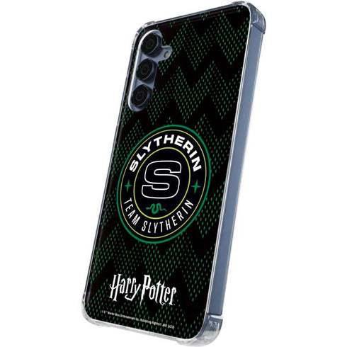 Wizarding Worlds Harry Potter Team Slytherin Galaxy S24 Clear Case