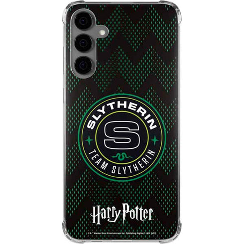 Wizarding Worlds Harry Potter Team Slytherin Galaxy S24 Plus Clear Case