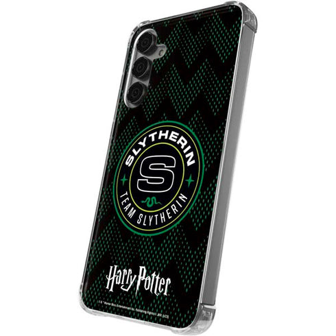 Wizarding Worlds Harry Potter Team Slytherin Galaxy S24 Plus Clear Case