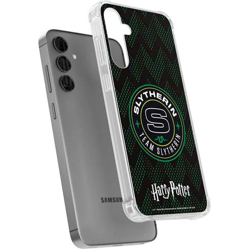 Wizarding Worlds Harry Potter Team Slytherin Galaxy S24 Plus Clear Case