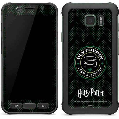 Wizarding Worlds Harry Potter Team Slytherin Galaxy S7 Active Skin