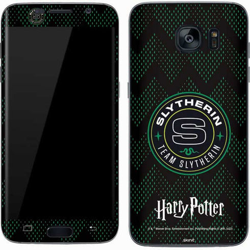 Wizarding Worlds Harry Potter Team Slytherin Galaxy S7 Skin
