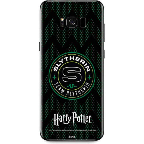 Wizarding Worlds Harry Potter Team Slytherin Galaxy S8 Plus Skin