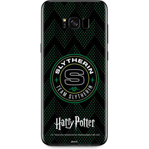 Wizarding Worlds Harry Potter Team Slytherin Galaxy S8 Skin
